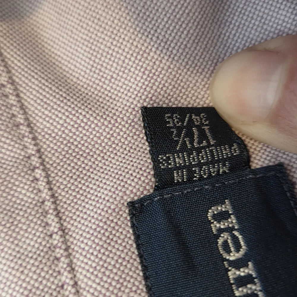 Ralph Lauren Shirt Mens Light Purple XXL Classic Button Down Long Sleeve 17.5 34